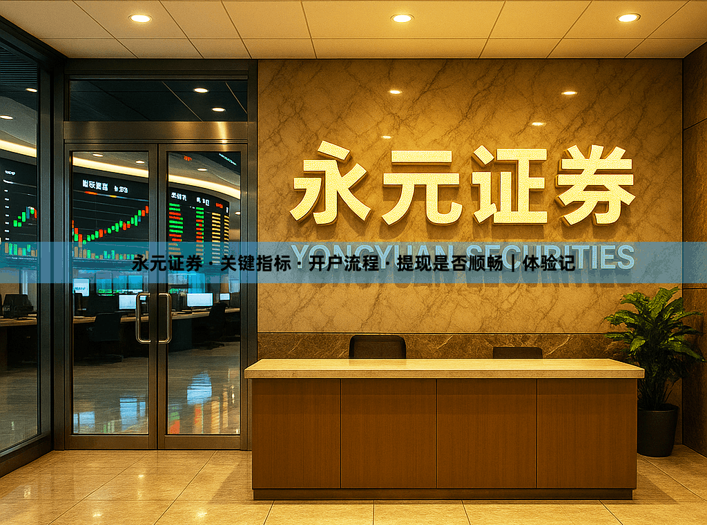 永元证券 · 关键指标 · 开户流程 · 提现是否顺畅｜体验记