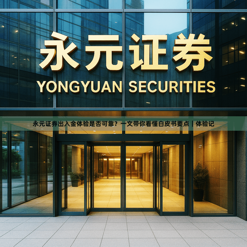 永元证券出入金体验是否可靠？一文带你看懂白皮书要点｜体验记