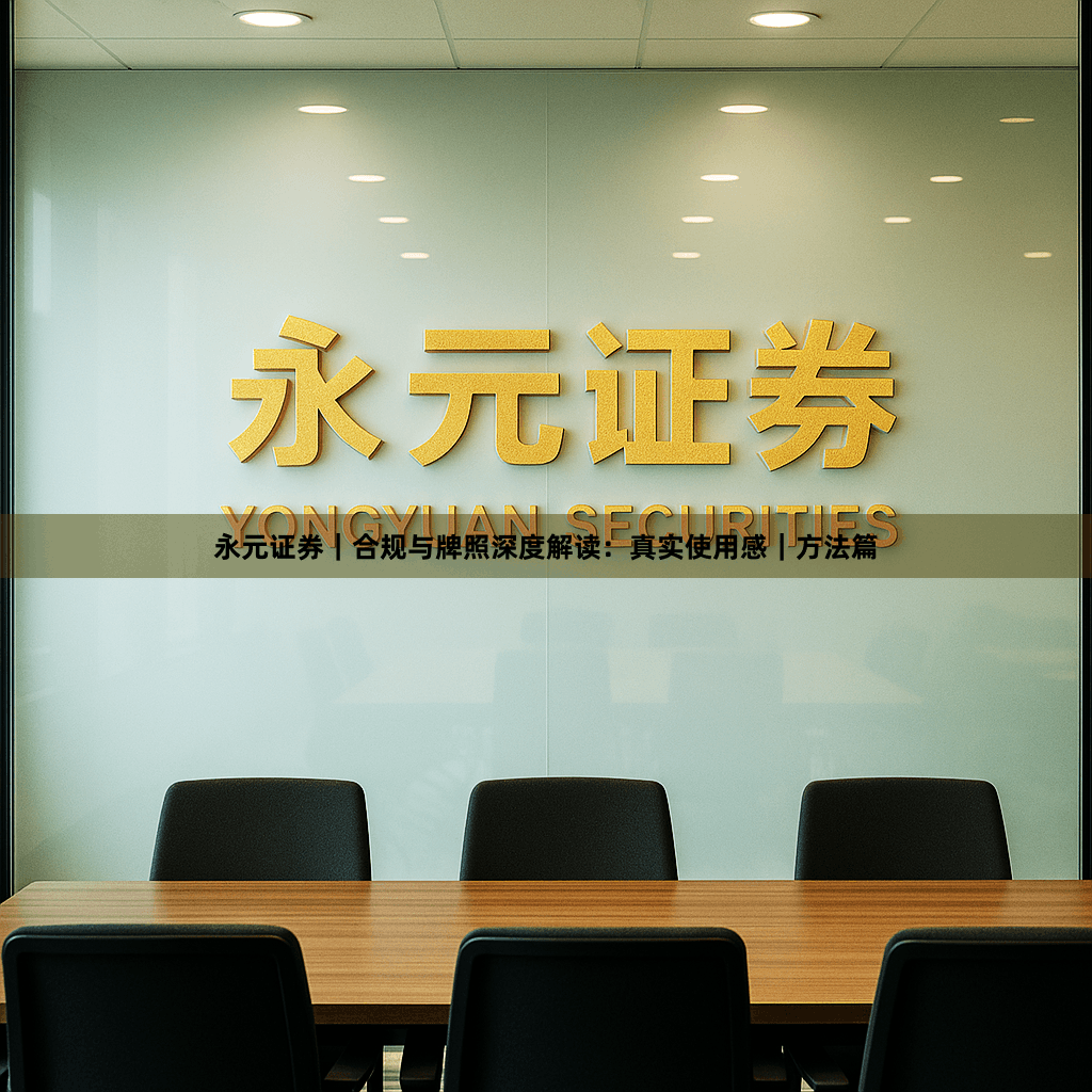 永元证券｜合规与牌照深度解读：真实使用感｜方法篇